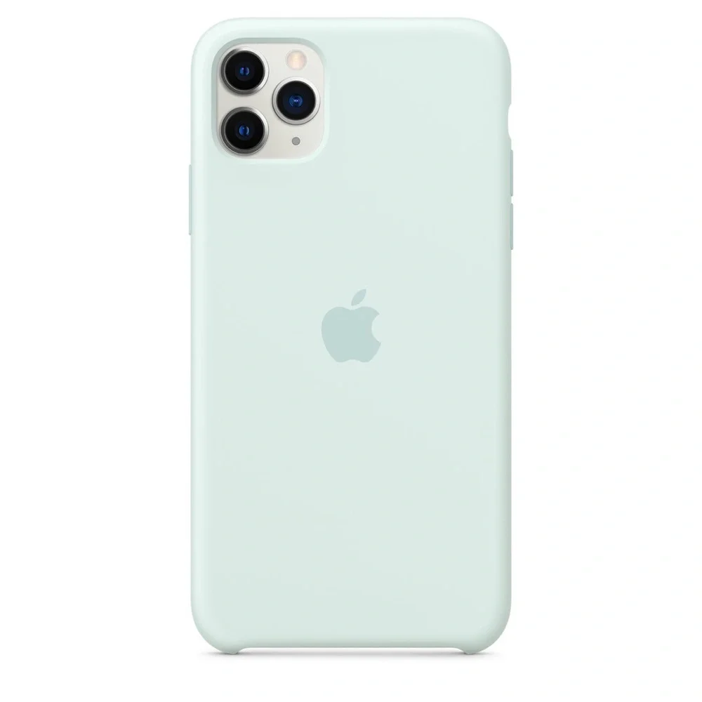 iPhone 11 Pro Max Silicone Case - Seafoam